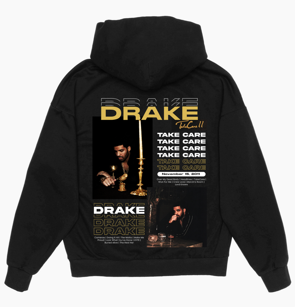 Take Care - Drop Shoulder Pullover Hoodie