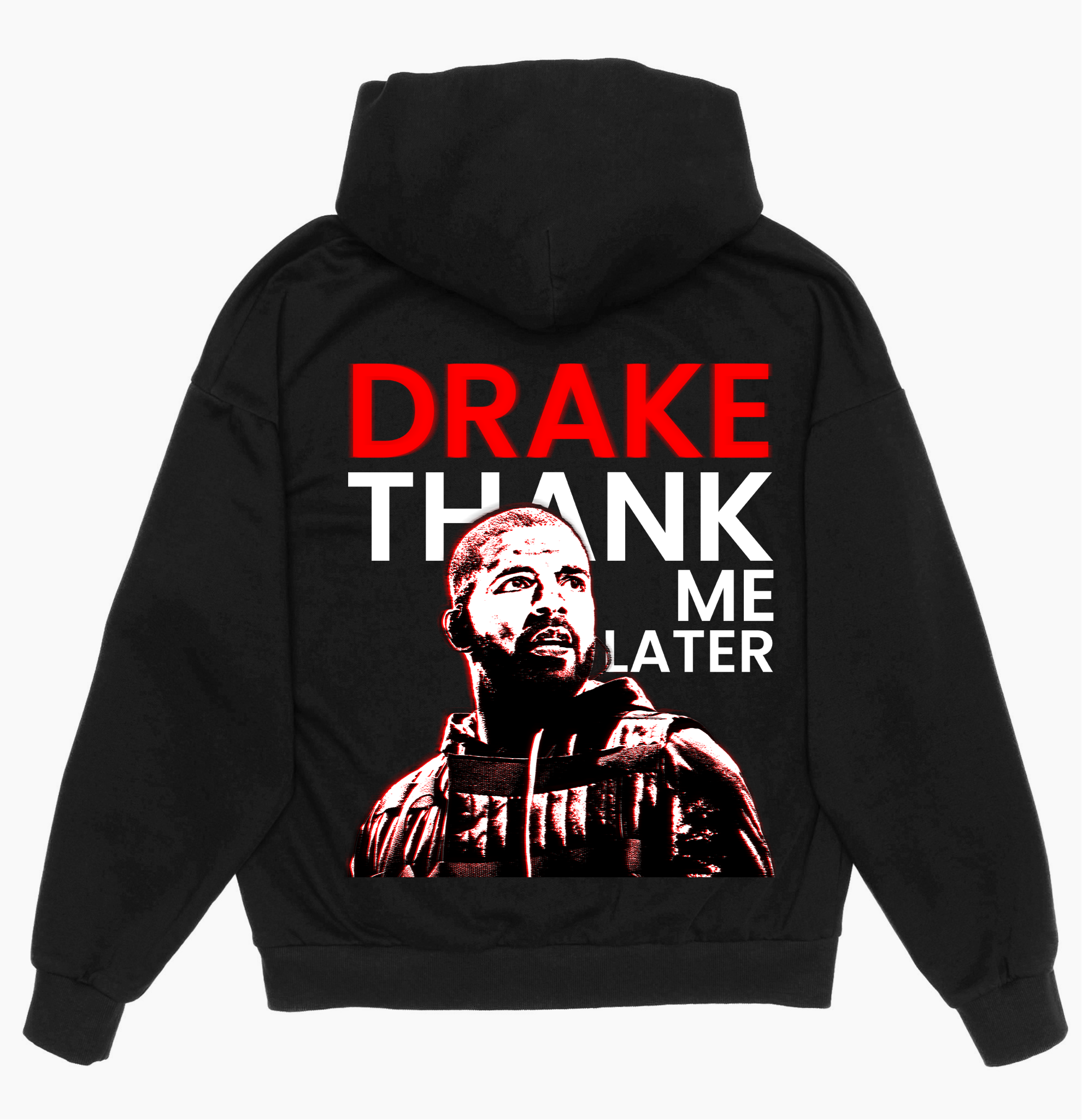 Thank Me Later - Drop Shoulder Pullover Hoodie