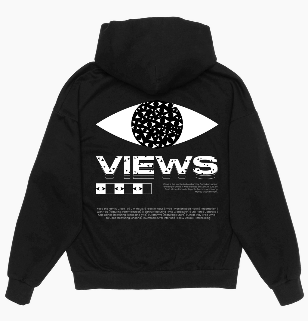 Views - Drop Shoulder Pullover Hoodie