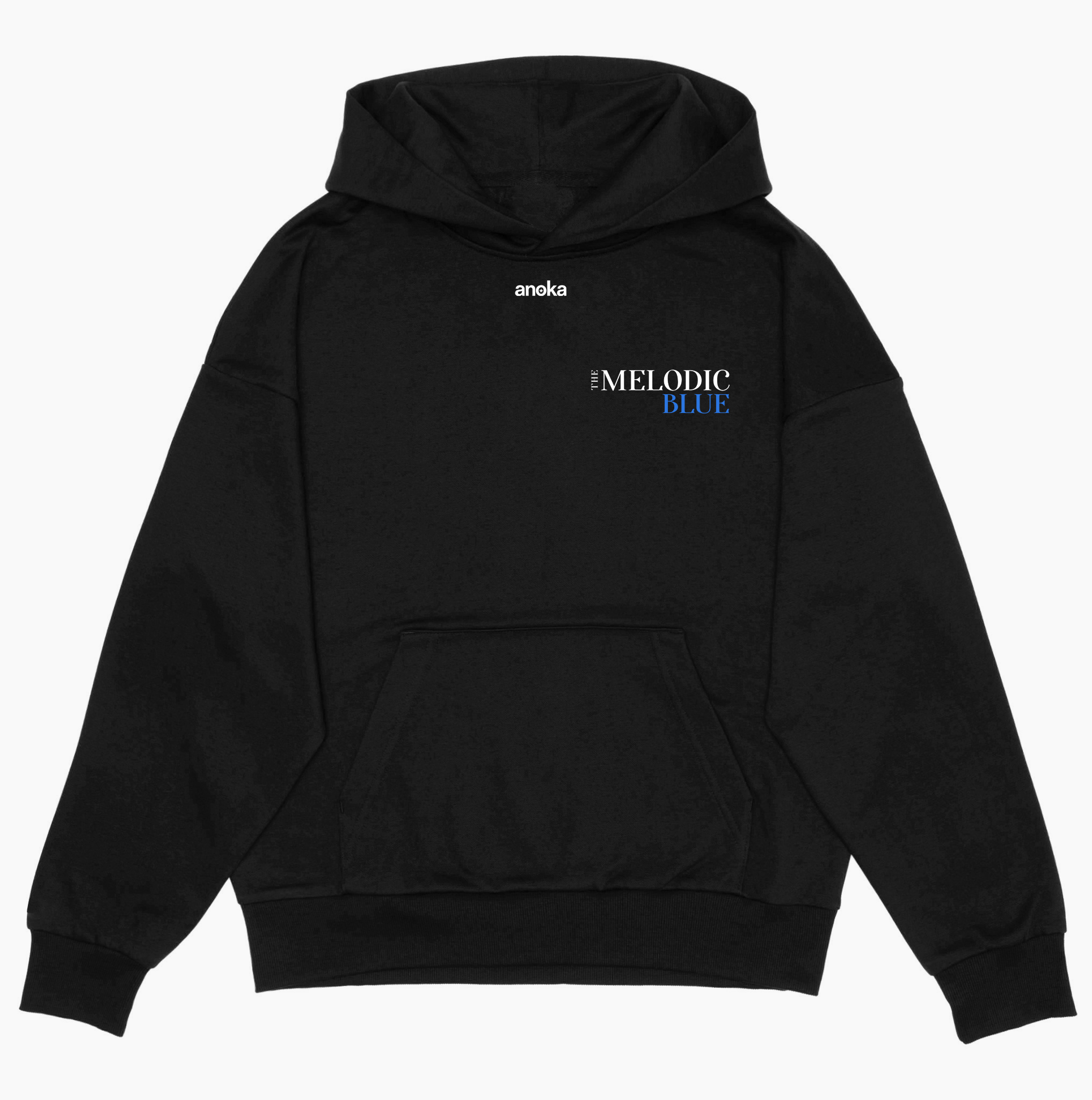 The Melodic Blue - Drop Shoulder Pullover Hoodie