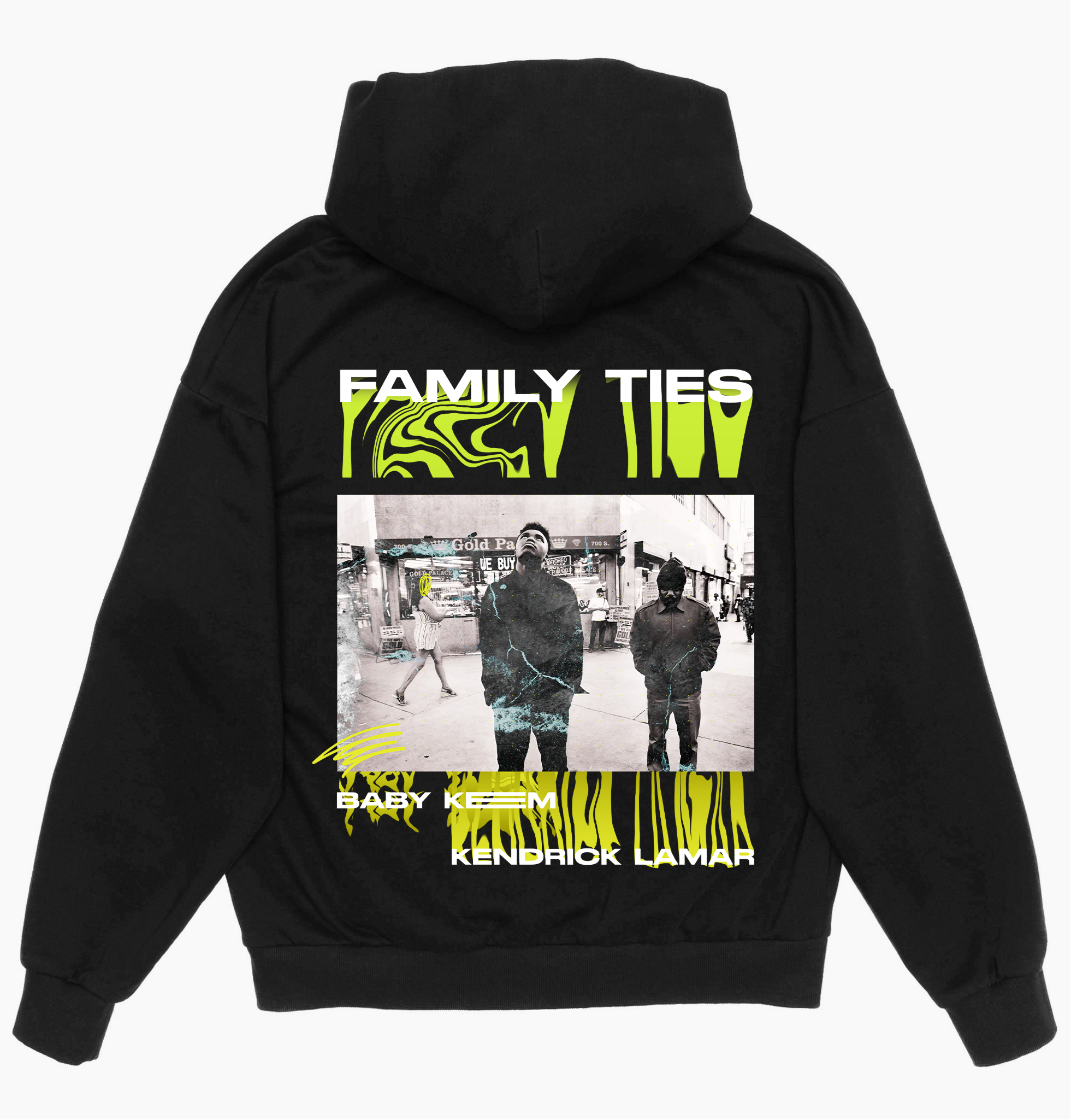 Family Ties - Drop Shoulder Pullover Hoodie