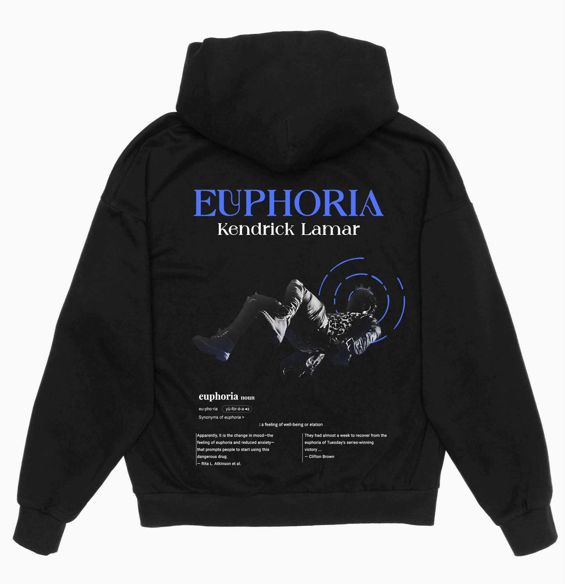 Euphoria - Drop Shoulder Pullover Hoodie