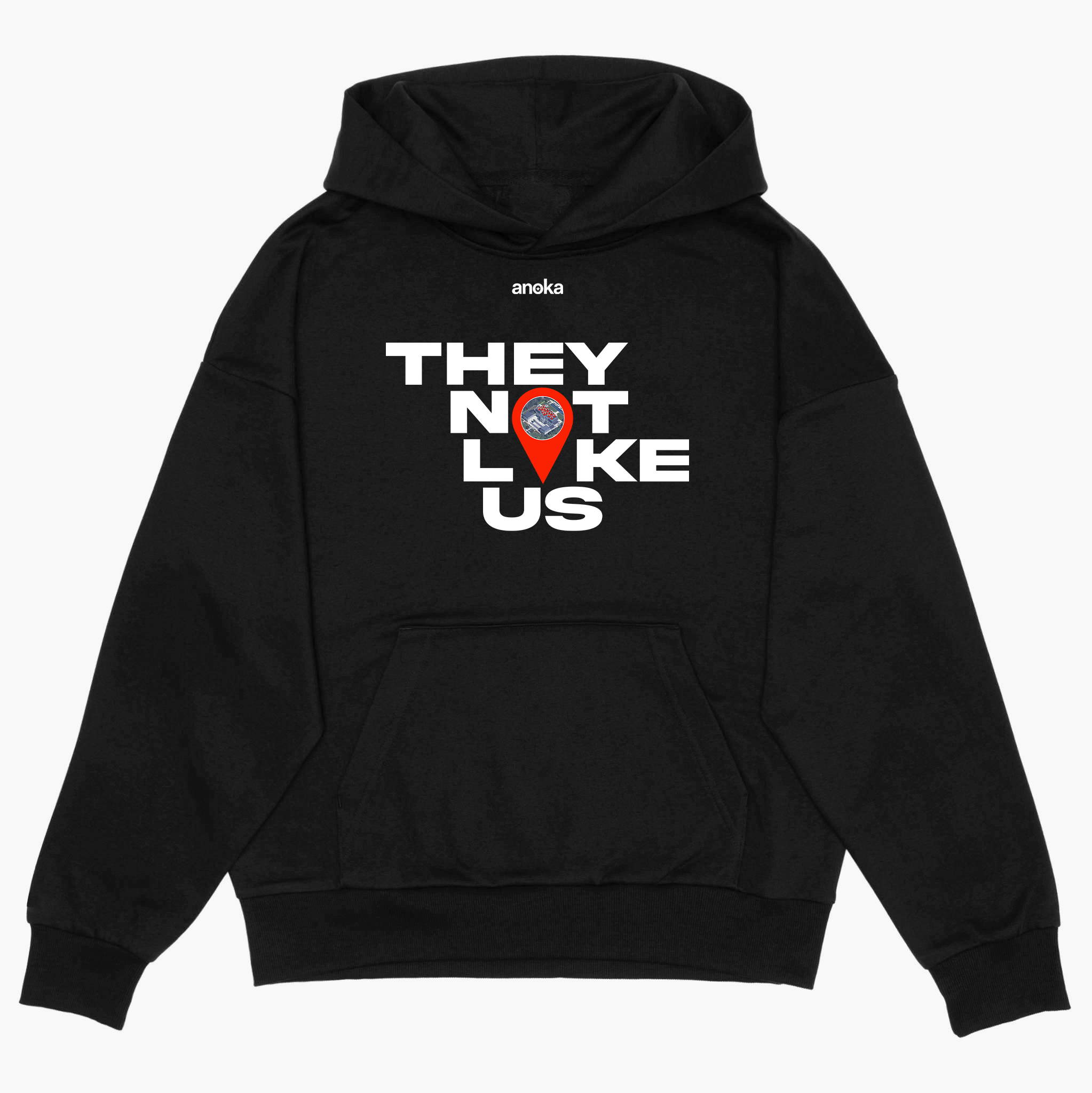 They Not Like Us - Drop Shoulder Pullover Hoodie