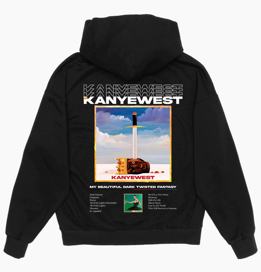 My Beautiful Dark Twisted Fantasy - Drop Shoulder Pullover Hoodie