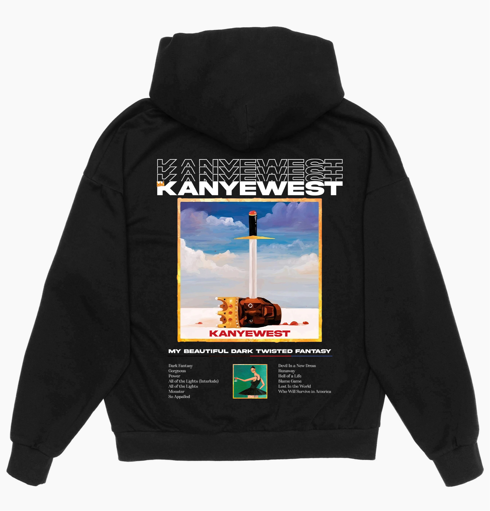 My Beautiful Dark Twisted Fantasy - Drop Shoulder Pullover Hoodie
