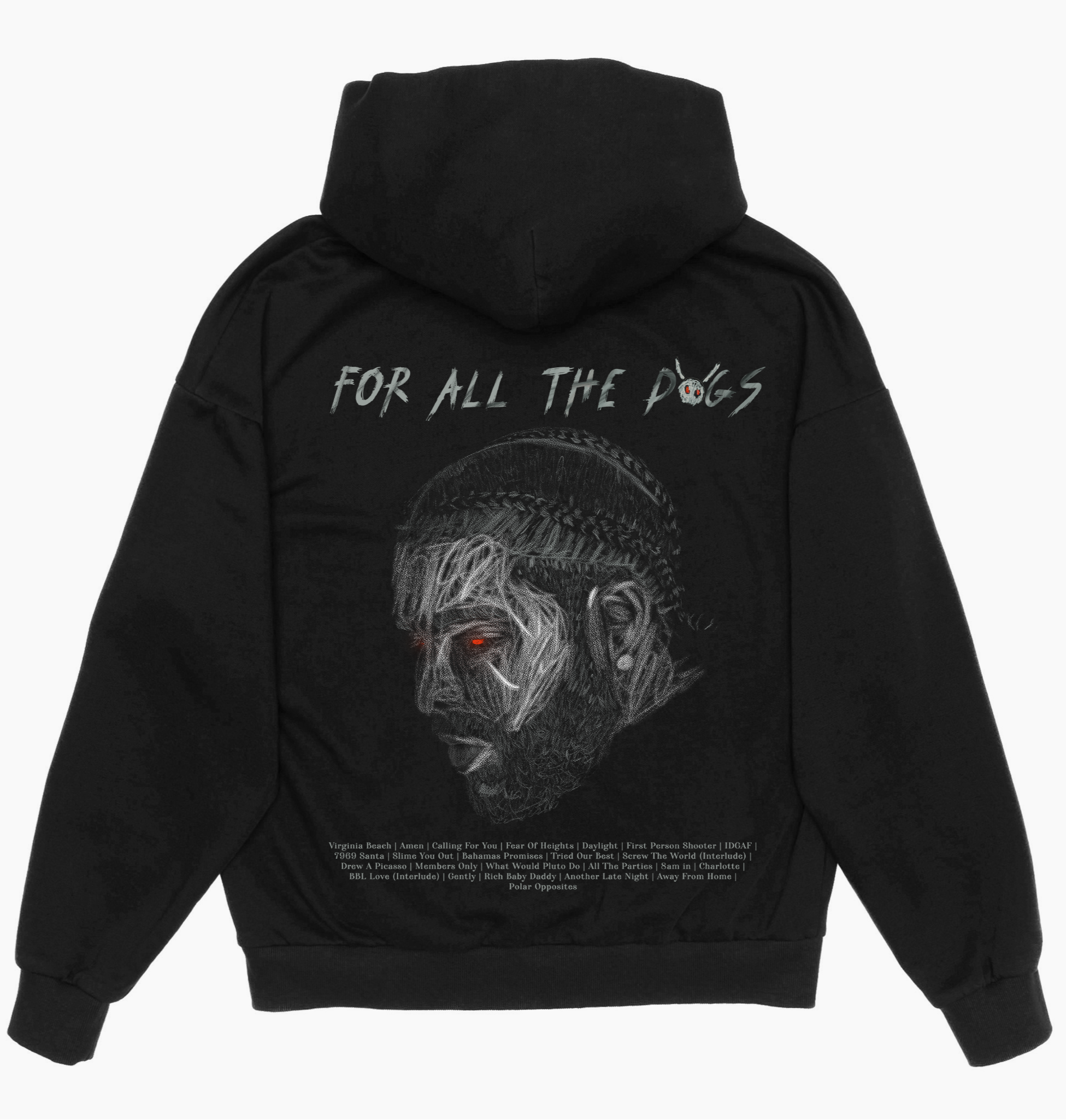 For All The Dogs - Drop Shoulder Pullover Hoodie