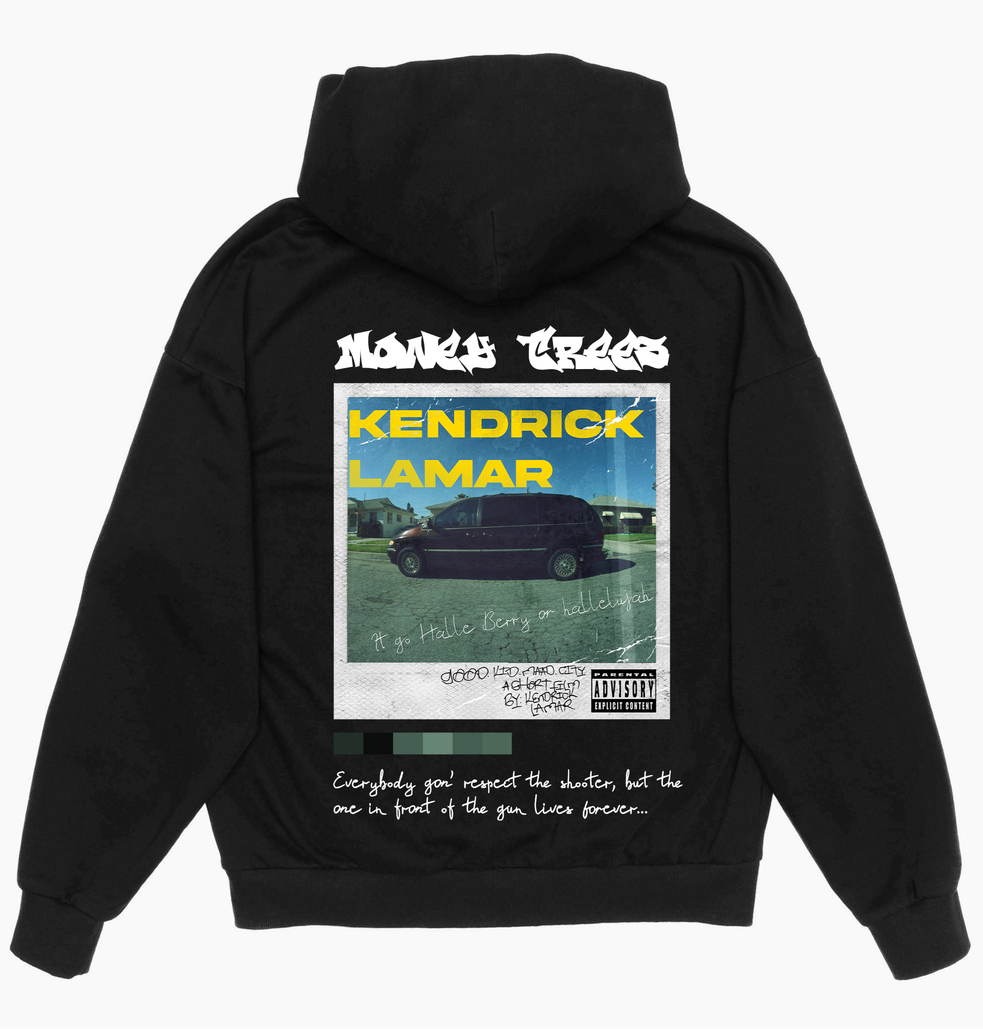 Money Trees V2 - Drop Shoulder Pullover Hoodie